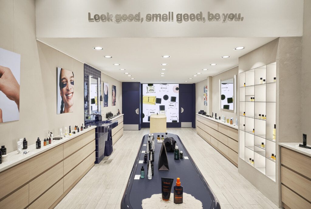 MOBILIER PRESENTATION PARFUMS BOUTIQUE COSMETIQUES HORACE