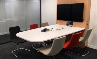 Table de réunion visioconférence 7 places
